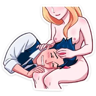 Video sticker 🔞 @fukkscarfacee angel/demon hentai