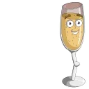Telegram sticker 💃 Шампусик (by @yuliyavolchok))