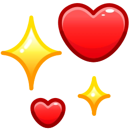 Sticker 💖 TG official adaptive emoji @xkysluv