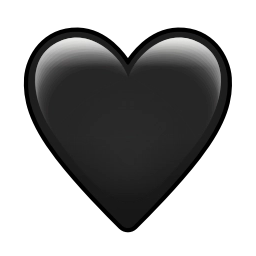 Sticker 🖤 TG official adaptive emoji @xkysluv