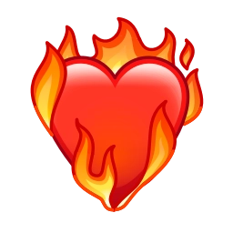 Sticker ❤️‍🔥 TG official adaptive emoji @xkysluv