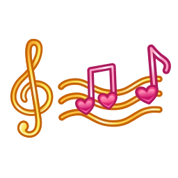 Sticker 🎶 TG official adaptive emoji @xkysluv