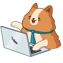 Telegram sticker 👨‍💻 Hamster Bernard