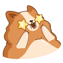 Telegram sticker 🤩 Hamster Bernard