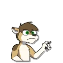 Telegram sticker 😶 Schmozy (by @ReynGoldfur)