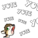 Telegram sticker ‼️ Schmozy (by @ReynGoldfur)