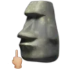 Sticker 🤩 @becoaum Moai🗿