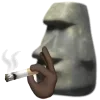 Sticker 🗿 @becoaum Moai🗿