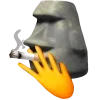 Sticker 🤩 @becoaum Moai🗿