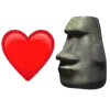 Sticker 🗿 @becoaum Moai🗿