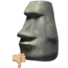 Sticker 🤩 @becoaum Moai🗿