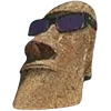 Sticker 🤩 @becoaum Moai🗿