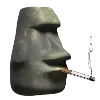 Video sticker 🗿 @becoaum Moai🗿