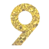 Sticker 🤩 GOLDEN GLITTER SHOWER @LOGOMOJIS @TgEmodziBot