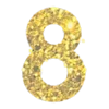 Sticker 🤩 GOLDEN GLITTER SHOWER @LOGOMOJIS @TgEmodziBot