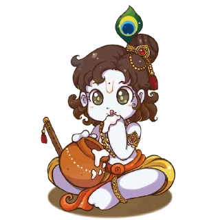 Video sticker 😋 Lord Krishna