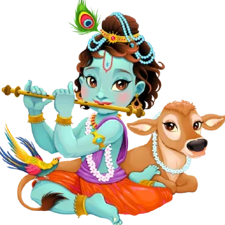 Video sticker 😊 Lord Krishna