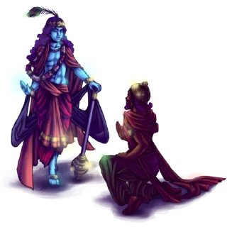 Telegram sticker 🙏 Lord Krishna