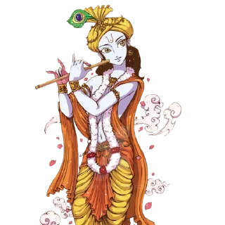 Telegram sticker 😃 Lord Krishna