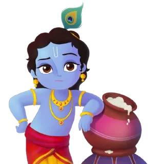 Telegram sticker 😐 Lord Krishna