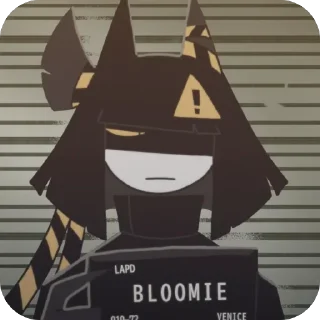 Sticker 😒 стикеры по дангер ау fpe🖤⚠️