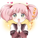 Telegram sticker 😍 YURU-YURI :: @line_stickers