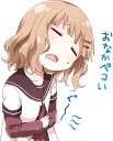 Telegram sticker 🍔 YURU-YURI :: @line_stickers