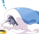 Telegram sticker 😴 YURU-YURI :: @line_stickers