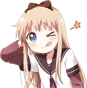 Telegram sticker 😜 YURU-YURI :: @line_stickers
