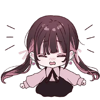 Telegram sticker 😖 Пьен-чан @Nyasticks