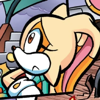 Video sticker 🌟 Cream the rabbit/Archie comics :: @fStikBot