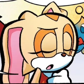 Telegram sticker 🌟 Cream the rabbit/Archie comics :: @fStikBot