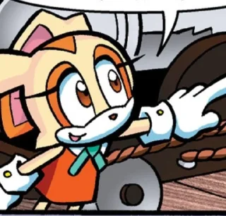 Telegram sticker 🌟 Cream the rabbit/Archie comics :: @fStikBot