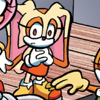 Telegram sticker 🌟 Cream the rabbit/Archie comics :: @fStikBot