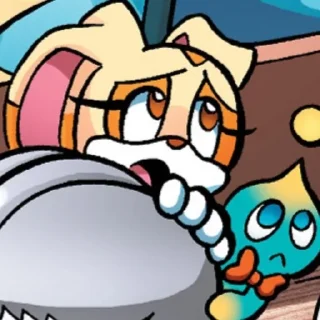 Sticker 🌟 Cream the rabbit/Archie comics :: @fStikBot