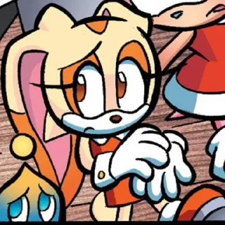 Telegram sticker 🌟 Cream the rabbit/Archie comics :: @fStikBot