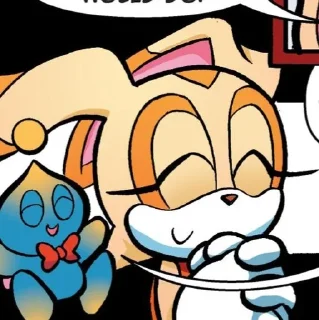 Telegram sticker 🌟 Cream the rabbit/Archie comics :: @fStikBot