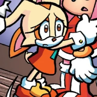 Telegram sticker 🌟 Cream the rabbit/Archie comics :: @fStikBot
