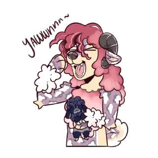 Telegram sticker 💤 Jazzy Reacts