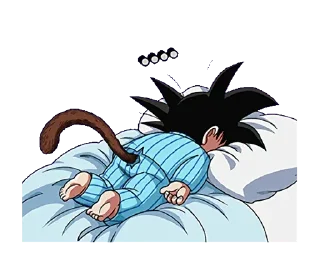 Telegram sticker 💤 Dragon Ball Saga by @TheYehudi