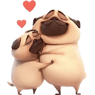 Video sticker 🥰 Милый Мопс @Nyasticks