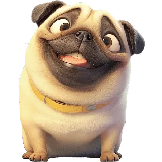 Telegram sticker 😵‍💫 Милый Мопс @Nyasticks