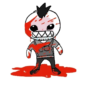 Telegram sticker 👹 челы какие-то @qsr000blinklas