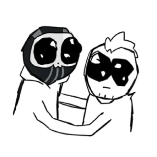 Telegram sticker 🩷 челы какие-то @qsr000blinklas