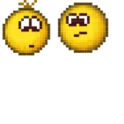 Telegram sticker ⚔️ Pixel face by @icesescook