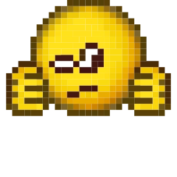 Sticker 🥊 Pixel face by @icesescook