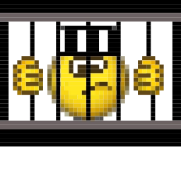 Telegram sticker ⛓ Pixel face by @icesescook