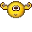 Video sticker 💪 Pixel face by @icesescook