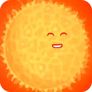 Video sticker 🌟 Sun (Solarballs) @pshennka :: @fStikBot