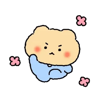 Video sticker ⭐ 아기 망그러진 곰 4 @manbull_sticker_bot